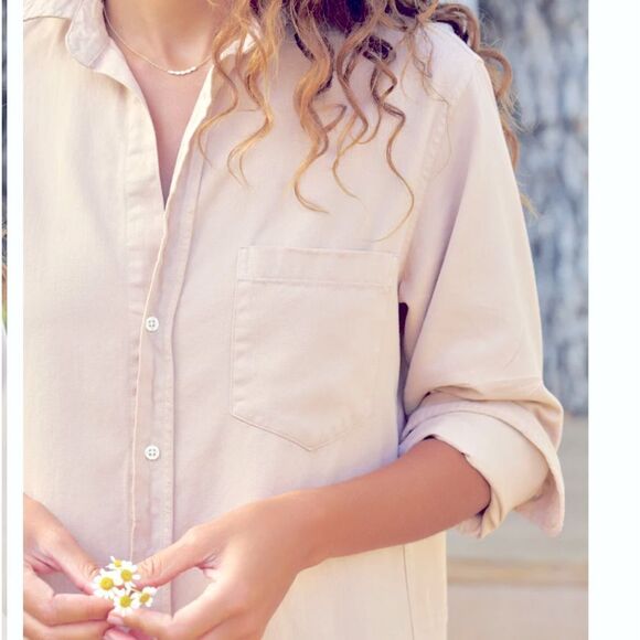 FRANK & EILEEN RORY SHIRT DRESS | VINTAGE WHITE Medium - Picture 5 of 13